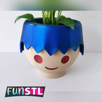 Pot vase Playmobil 3MF