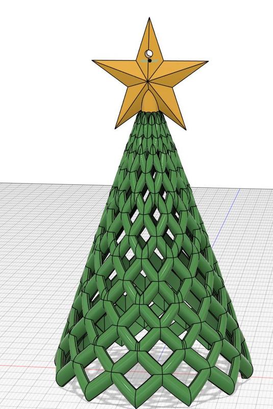 Twisted christmas tree