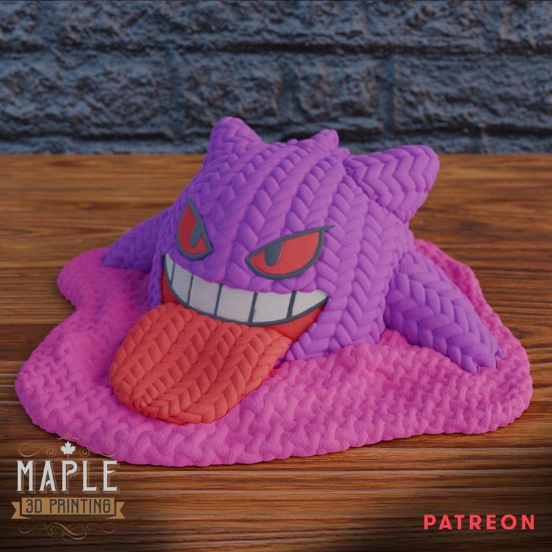 Knit Gengar - Pokemon - Support Free
