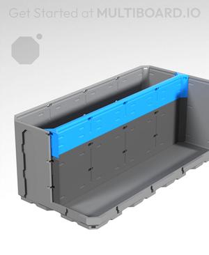 4x0.5H - Full Top Multibin Divider