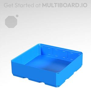3x3x0.75 - Simple Walls - Multibin Shell