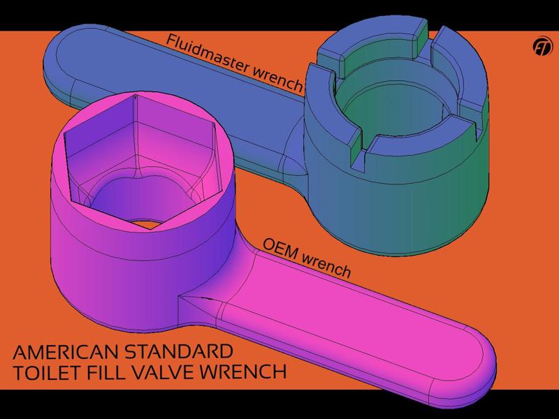 American Standard Toilet Fill Valve Wrench