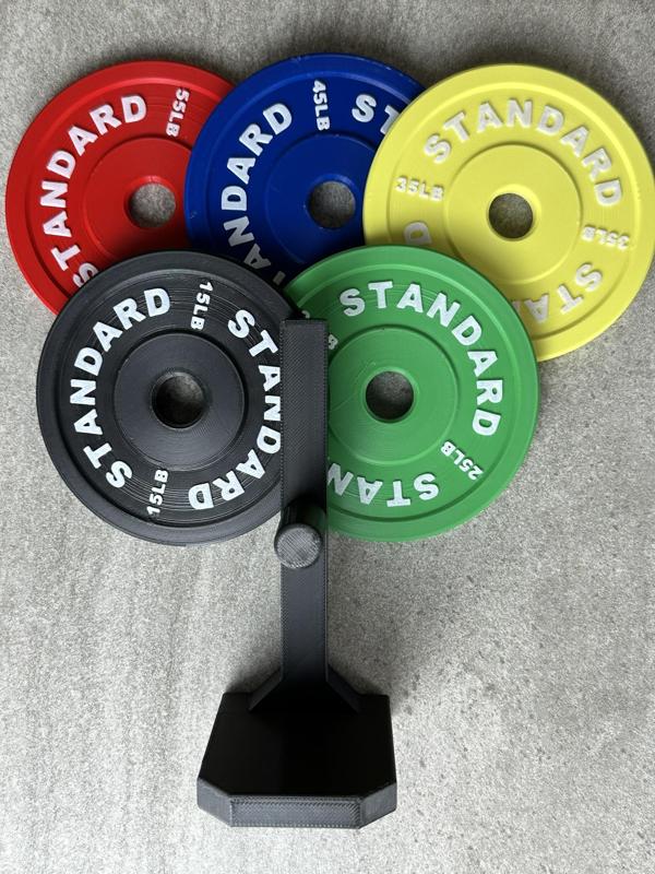 Weightlifting Bumper Playes Coaster + Rack Set