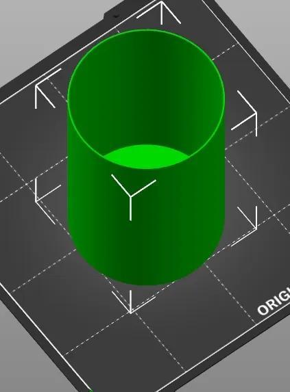 Cylindrical box for hand mixer accessories   