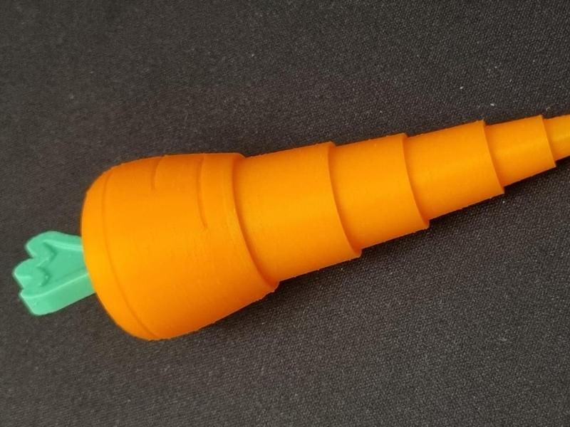Extra STRONG Foldable/articulated carrot fidget