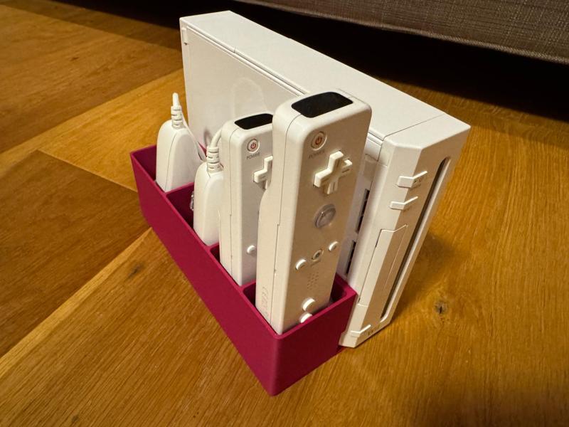 Nintendo Wii organizer and stand