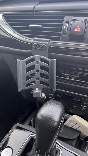 Audi A6 (C7) Car Phone Holder for the iPhone 13 Pro Max