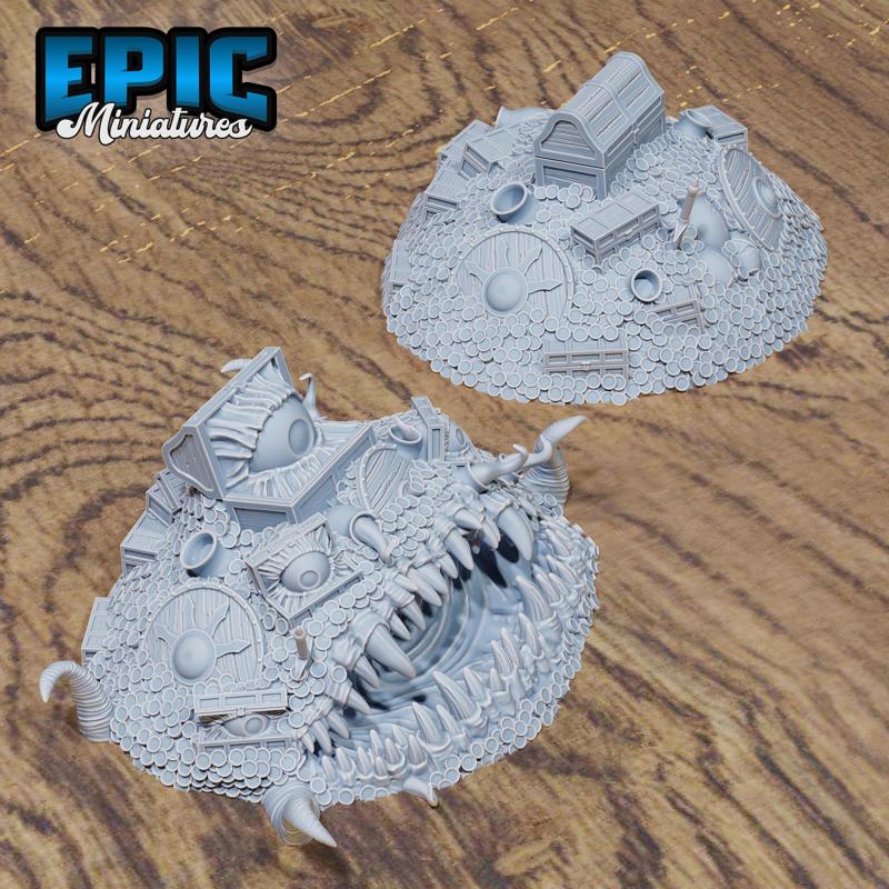 Mimic Treasure / Covering Chest Creature / Evil Trap / Bandit Camp Building Equipment / Ruthless Trickster Base Item / Dungeon Area Decoration / Shapechanger Encounter