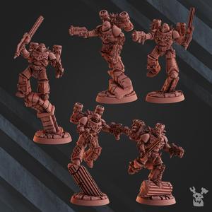 Assault Squad of Fire Lizard Warriors Order