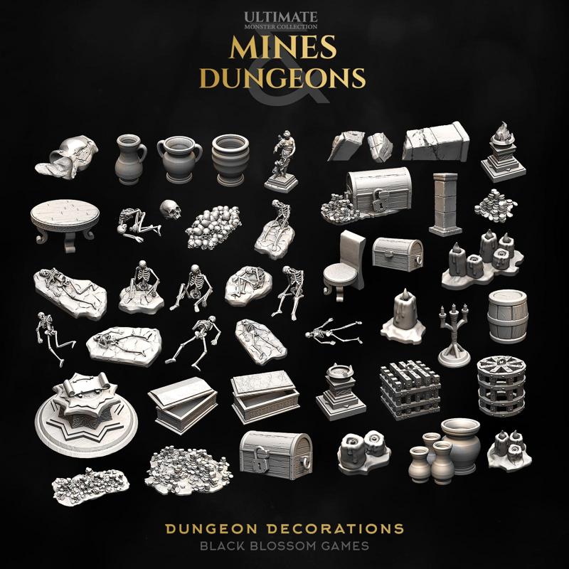 Dungeon Decorations I :: Black Blossom Games