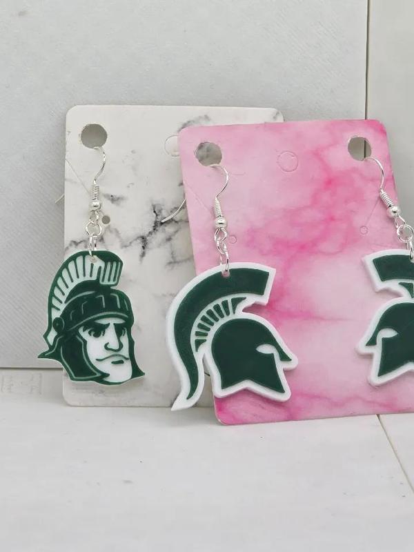 Michigan State University Earrings   