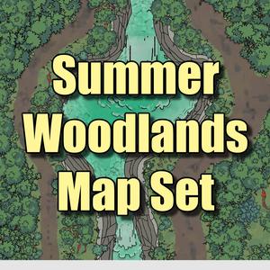 Summer Woodland-Themed Map Set (SW)