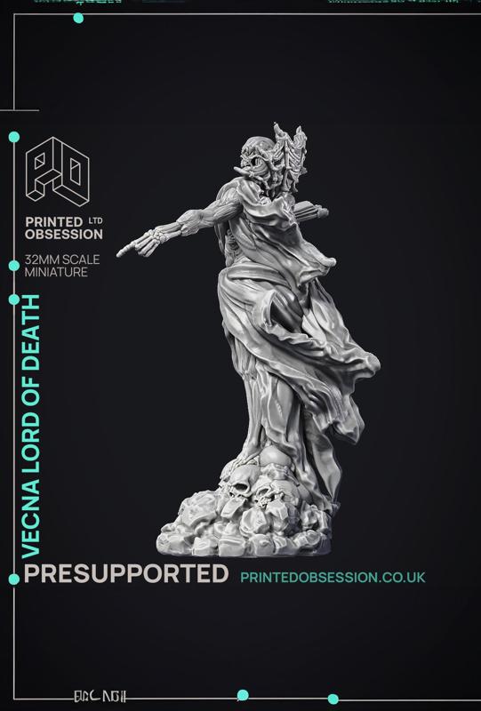 Vecna - Lord of Death - Lich - PRESUPPORTED - 32mm Scale