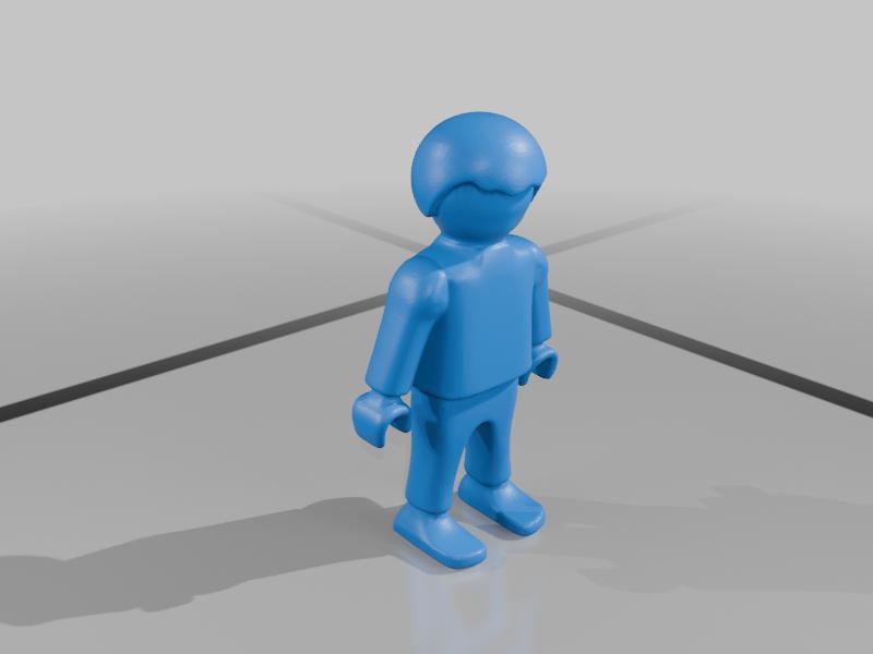 Playmobil person generated by IA.