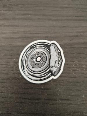 Brake small sticker hueforge