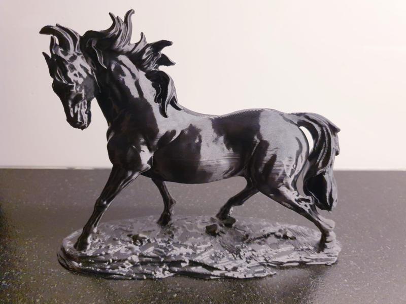 Running Horse with support - easy to remove