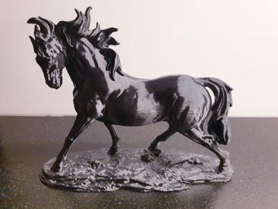 Running Horse with support - easy to remove