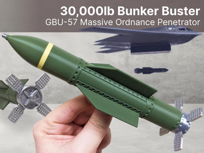 30,000lbs Bunker Buster Bomb | GBU-57