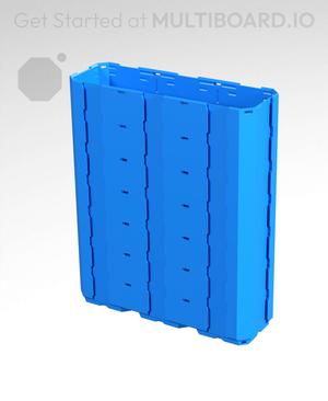 3x1x3.5 - Full Multipoint Rail - Multibin Shell