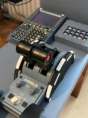 Dummy Trim Wheel for Thrustmaster TCA Throttle (A320) 