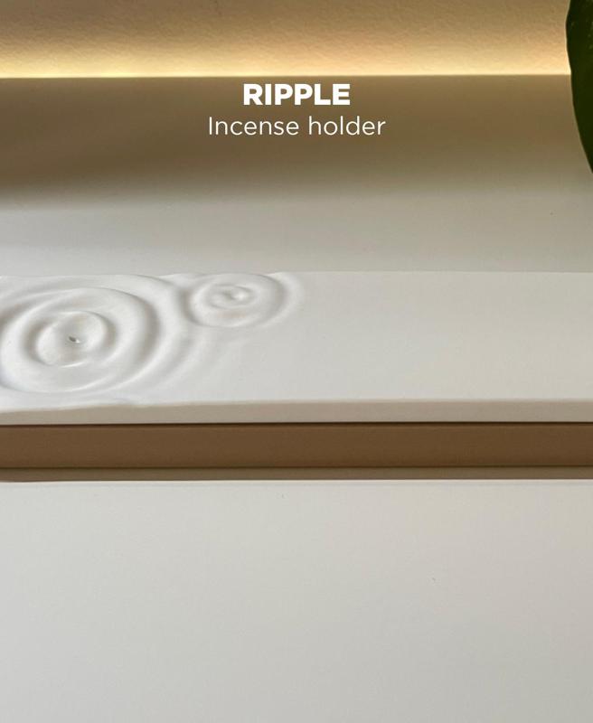 Ripple, incense holder.