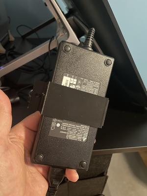 Wacom Cintiq 32 AC power brick mounting bracket