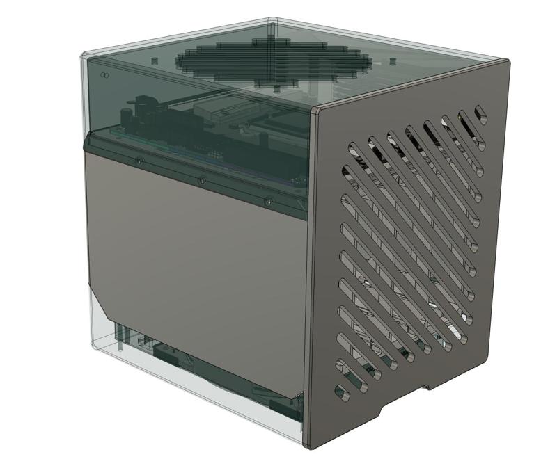 7.5L 4-Bay ITX NAS Case (External PSU)
