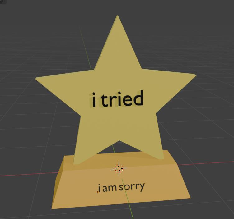 i tried trophy