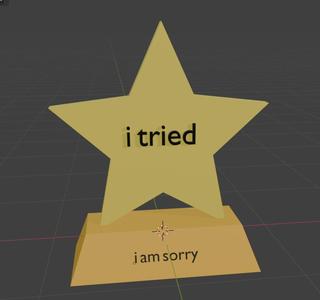 i tried trophy