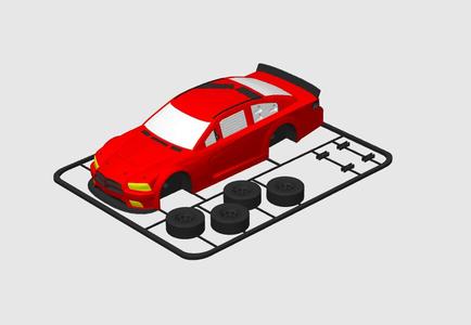 2013 Charger Race Car (Kit Card)