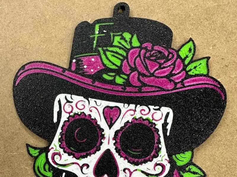 MEXICAN SKULL KEY CHAIN
