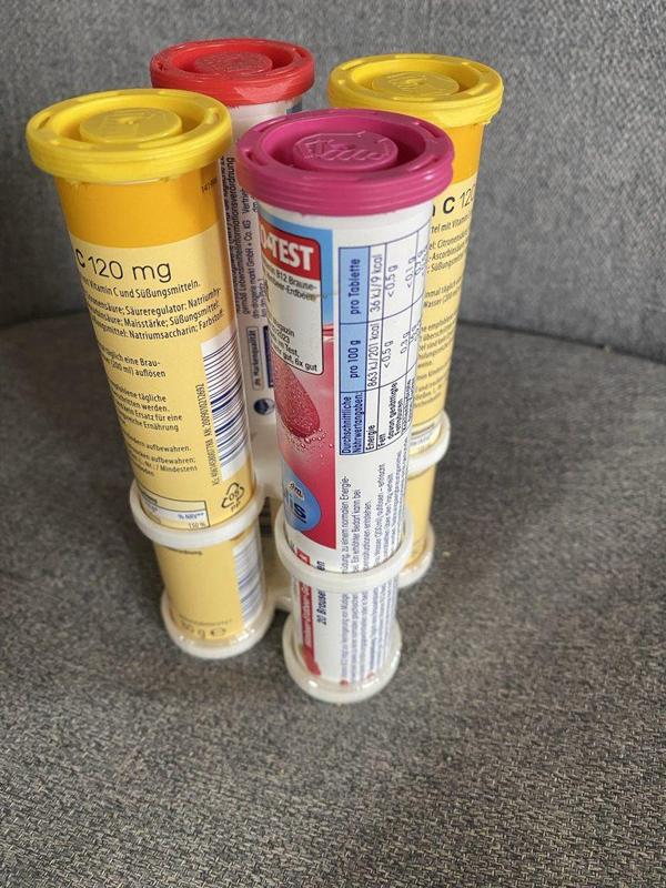 Vitamin Brausetabletten halter  /  vitamin effervescent tablet holder