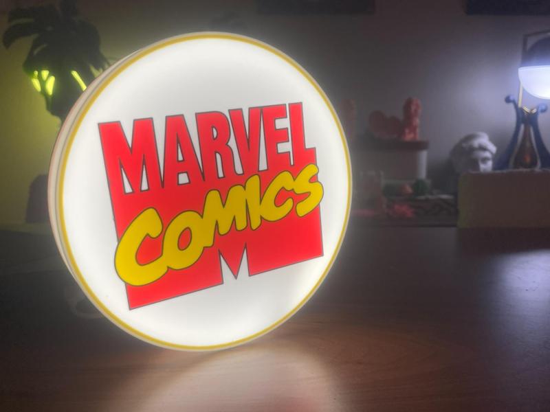 90s Marvel Logo Lightbox
