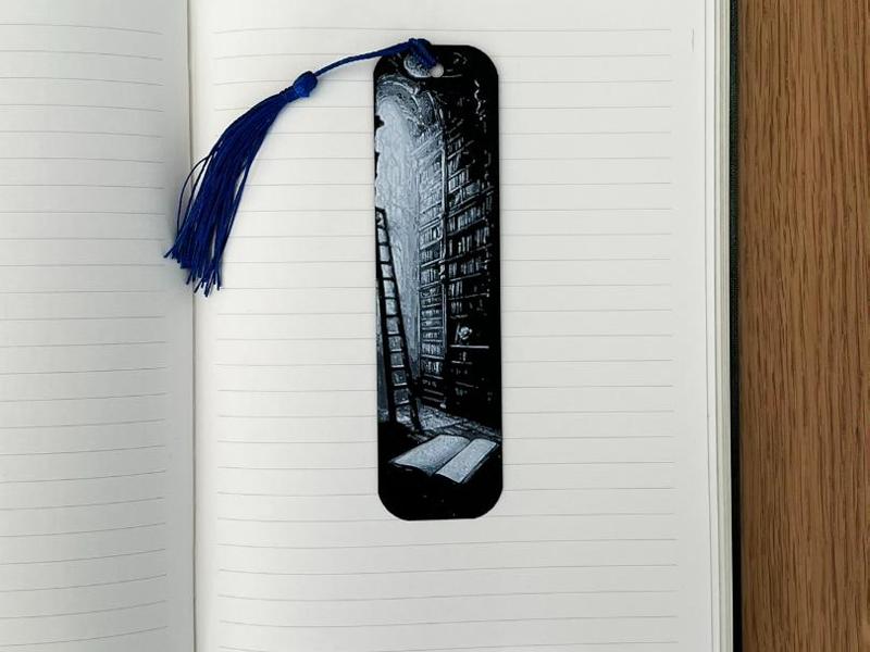 Dark Academia Bookmark Hueforge Bookstore
