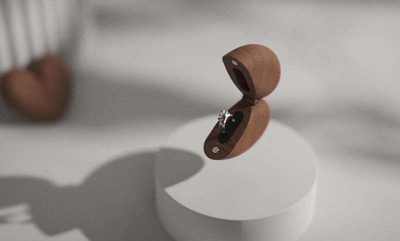 Creative ring storage box & Valentines Gift v2