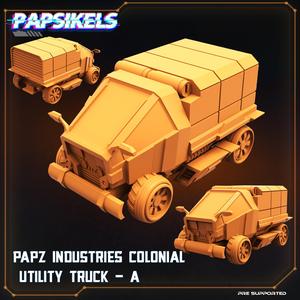 PAPZ INDUSTRIES COLONIAL UTILITY TRUCK - A