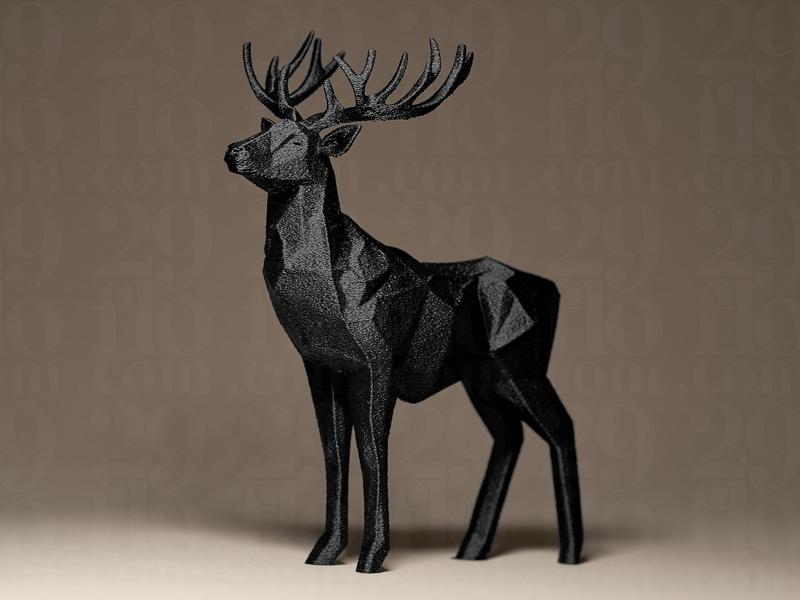 Geometric DEER Figurine
