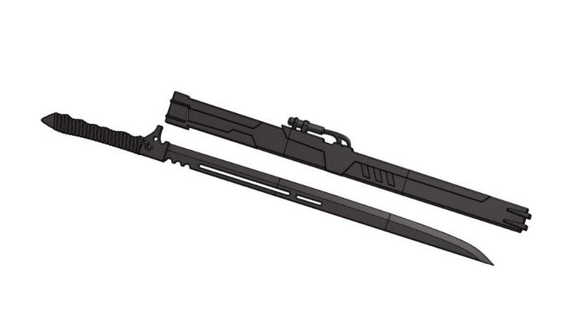 Soshiro Hoshina sword/katana with Sheath(kaiju no 8)