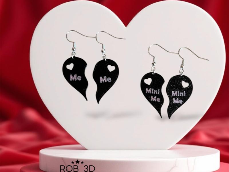 Mother-Daughter Earrings - Me and MiniMe 