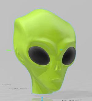 Classic Alien Head   