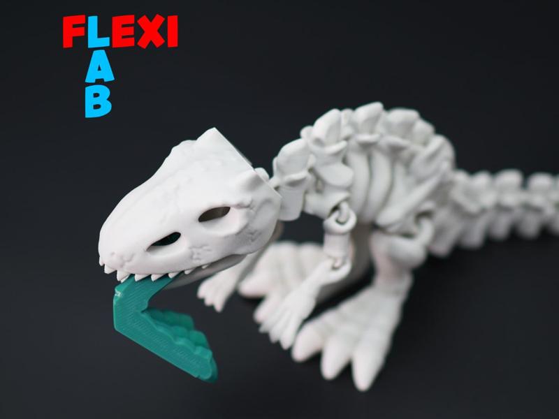 Flexi Dino Skeleton Indominus Rex Dinosaur 
