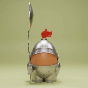 Sir Eggalot - Egg Cup - Breakfast Play Time