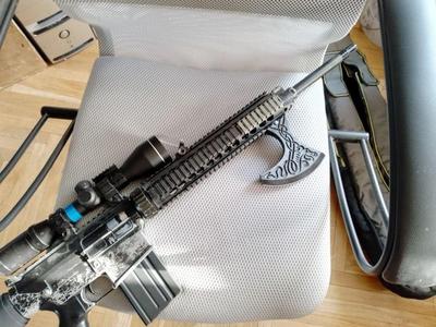 Picatinny viking Axe Attachment (Airsoft)