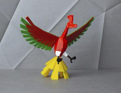 Ho-Oh Low Poly