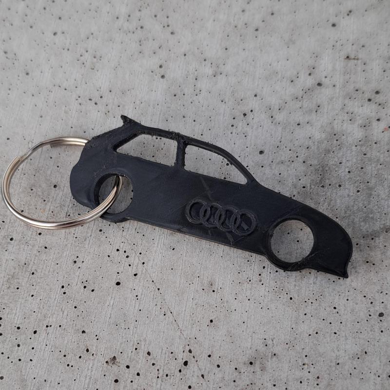 Audi a3 8p Sportsback coupe keyring, keychain