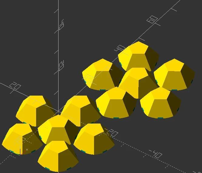 Patterned Dodecahedron Ball