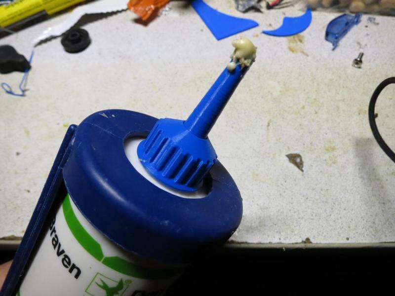 Silicone cartridge nozzle/cap