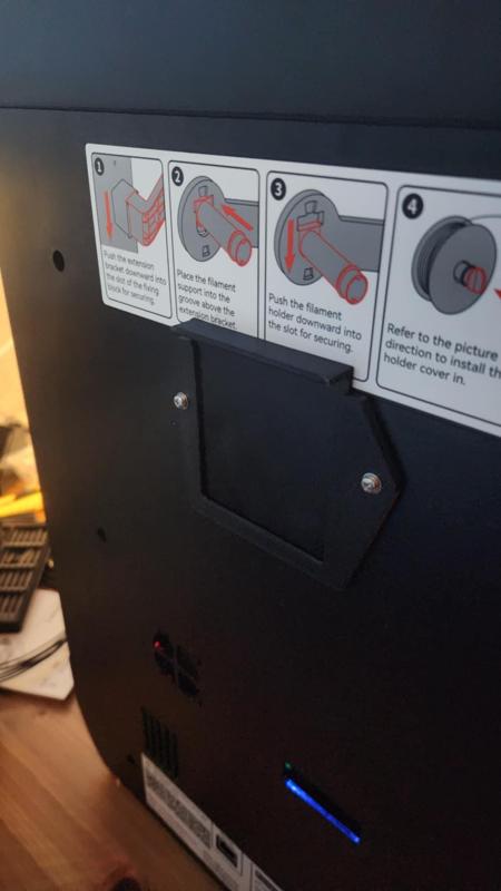 QIDI Q1 Pro Exhaust fan removeable back cover