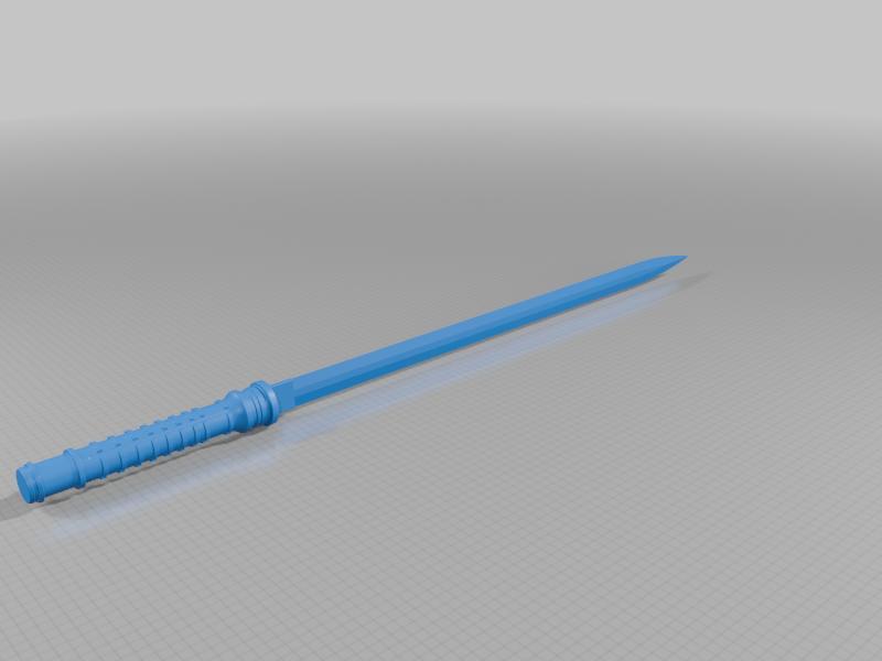 Blade's Daywalker Sword (support rod hole modification)