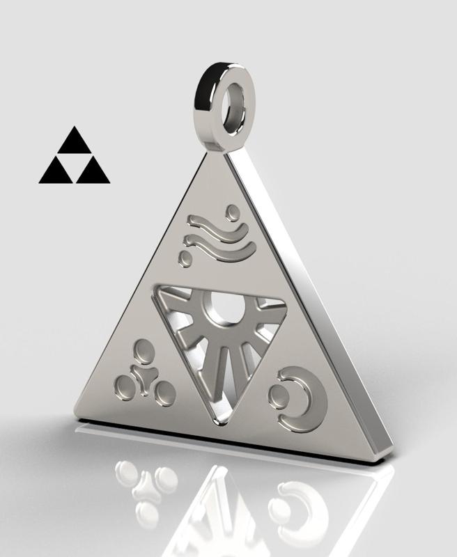 Zelda Triforce Pendant